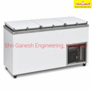 Bulk milk cooler 3/4 angle view