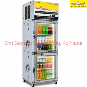 Commercial display fridge (visi cooler) front view (cold drink model)