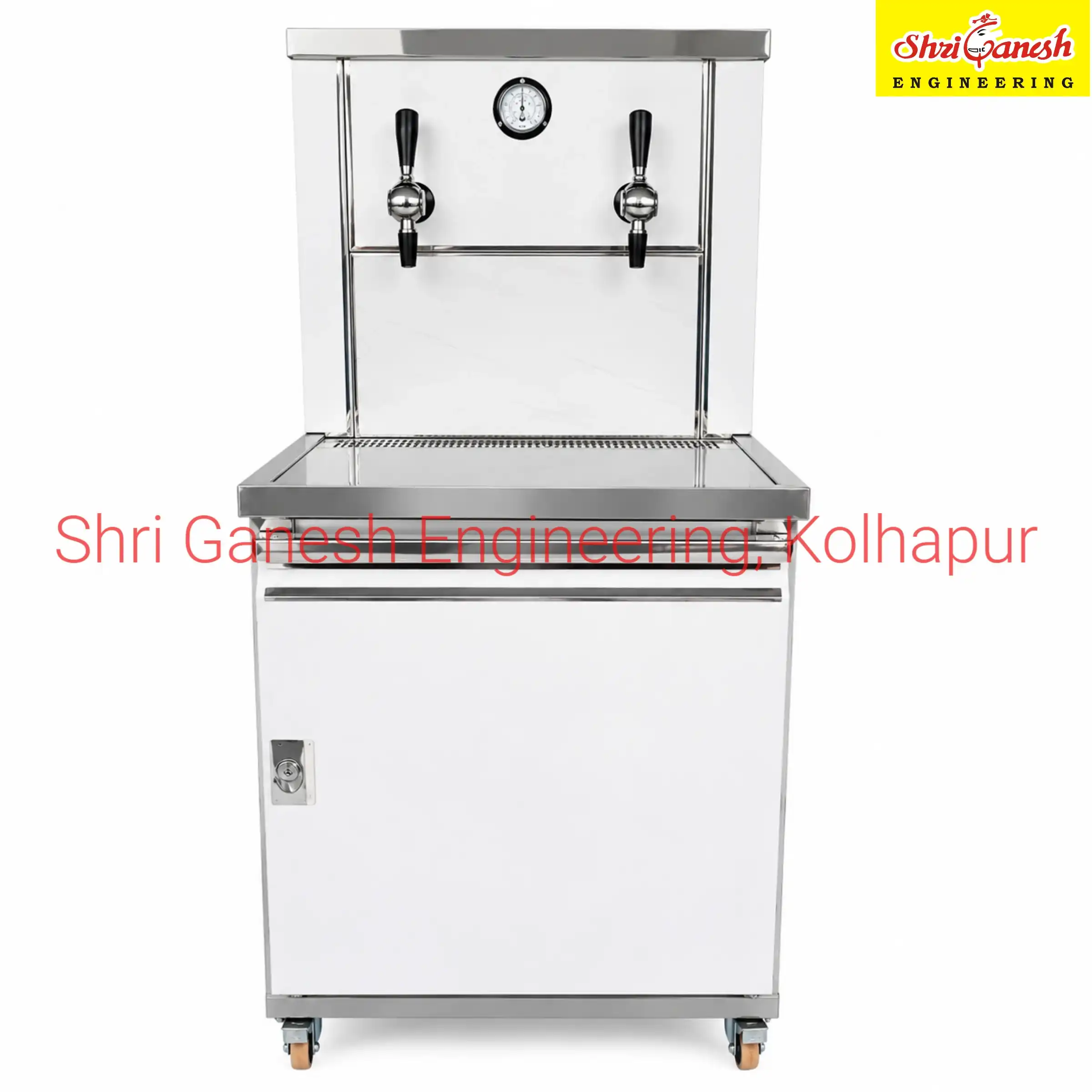 Commercial soda fountain machine front view – Shri Ganesh Engineering