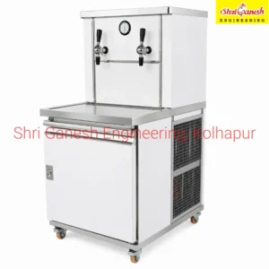 Commercial soda fountain machine 3/4 angle view