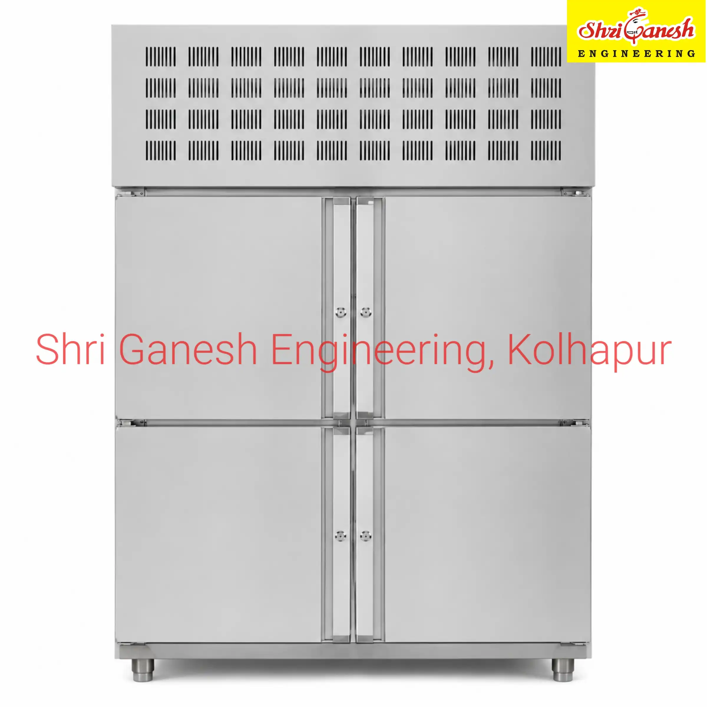 Commercial vertical freezer front view – Shri Ganesh Engineering