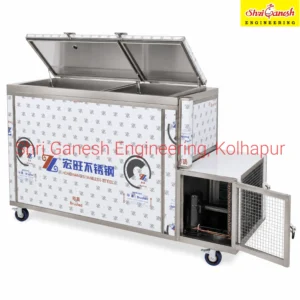 Ice candy machine 3/4 angle view